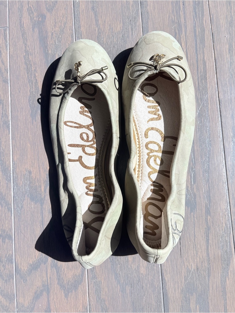 NWOT Sam Edelman Camo Ballet Flats – Women’s Size 7